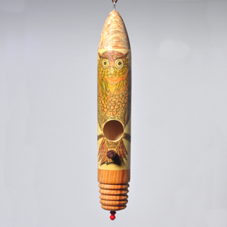 Painted Hummingbird House